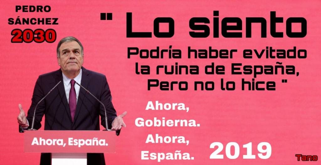 Lo siento, pero dejo España en la ruina