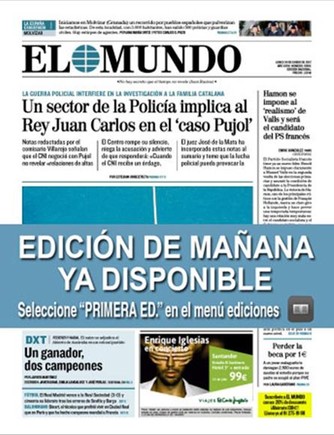 portada de El Mundo