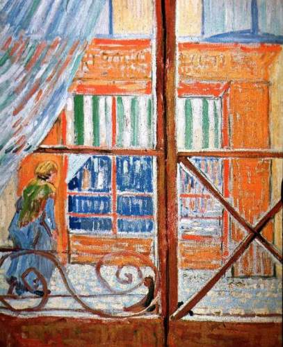 La charcutería desde una ventana de Van Gogh