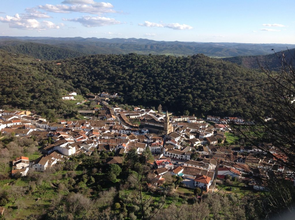 Alájar desde la Peña de Arias Montano