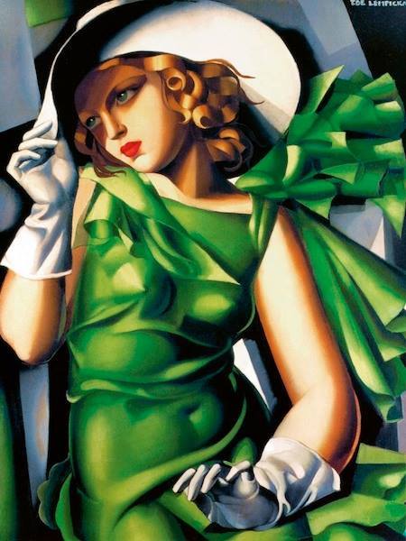 Tamara de Lempicka: Señora joven con guantes