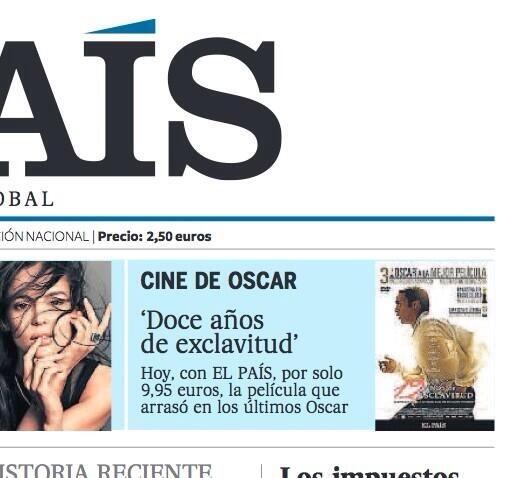portada EL PAIS domingo 27 abril