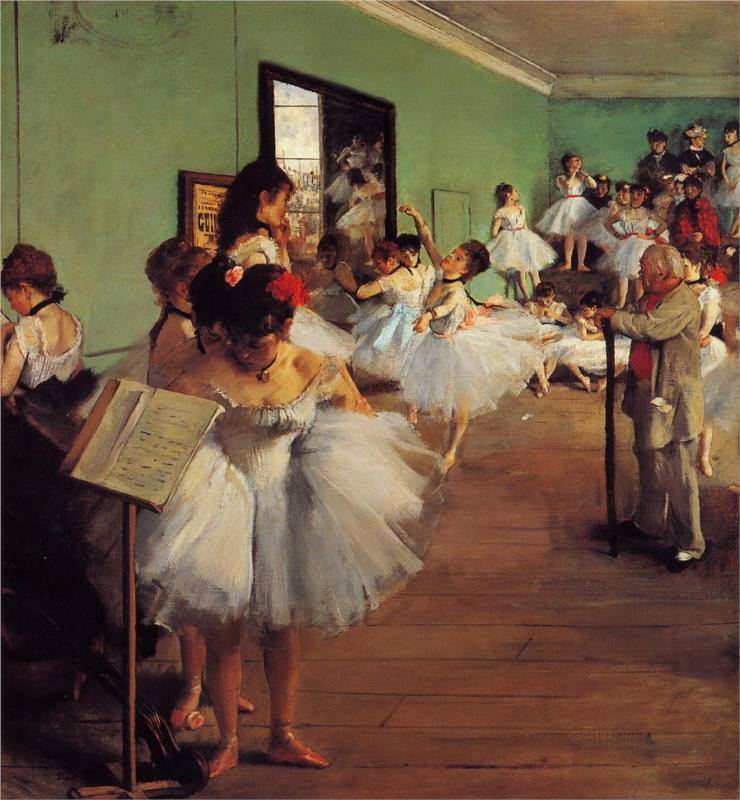 Edgar Degas La clase de baile