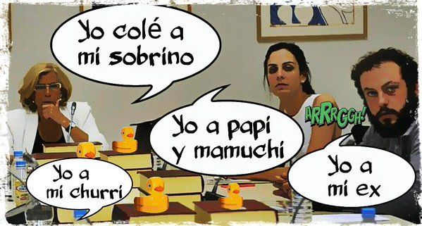 La nueva política. Gran ejemplo en el ayuntamiento de Madrid. Esto también es corrupción
