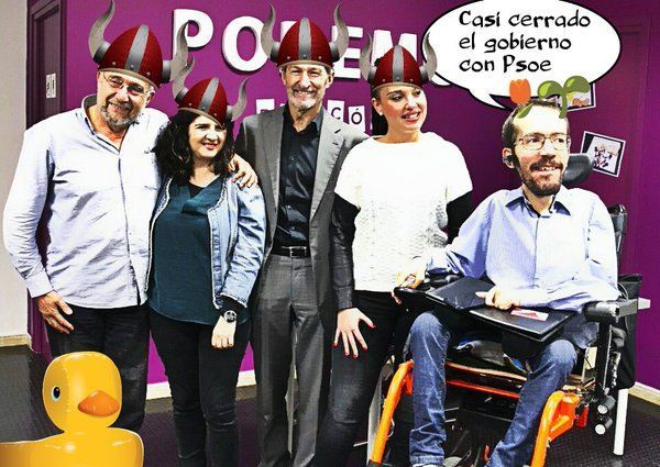 Six Million Dollar Man dice que casi está cerrado el gobierno con el Psoe. No son gestores, son bárbaros