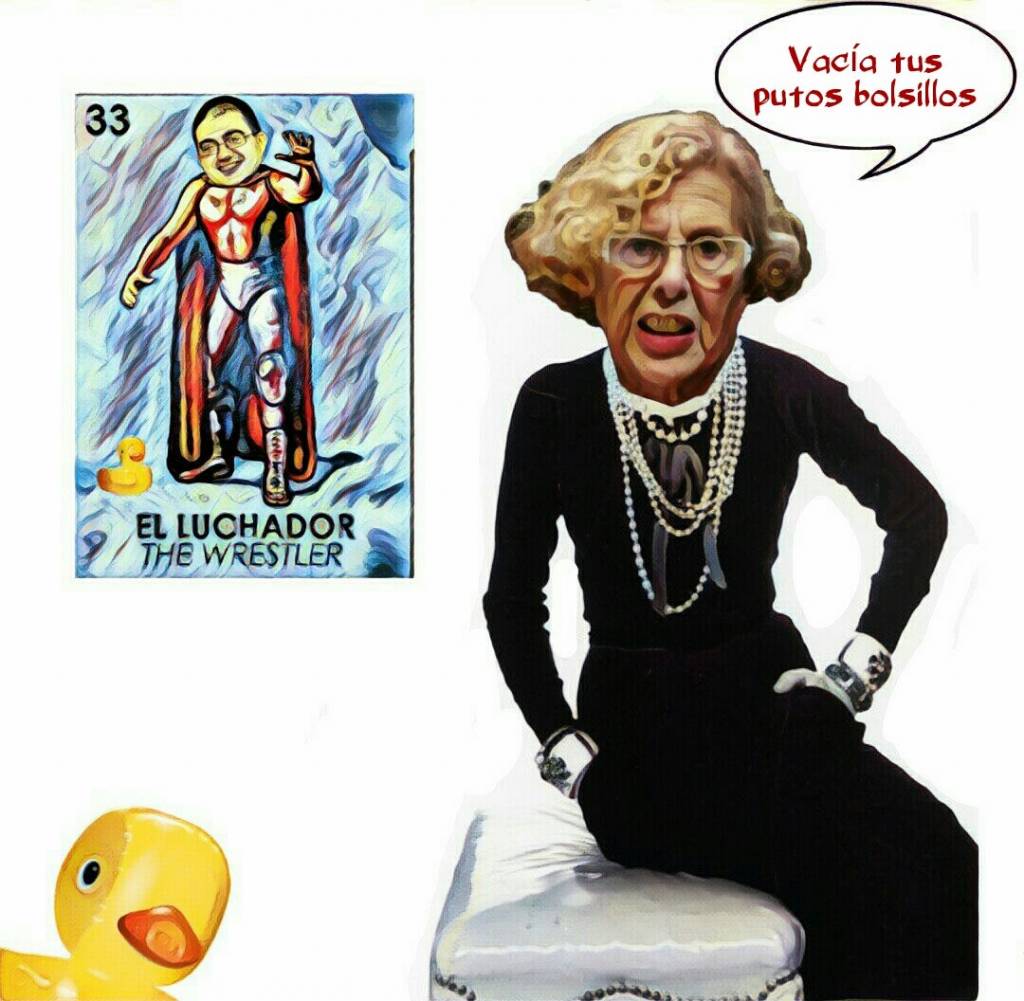 Jopé con la yaya Carmena