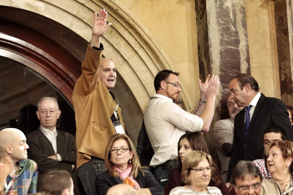 Miguel Bosch en el Parlamento de Cataluña
