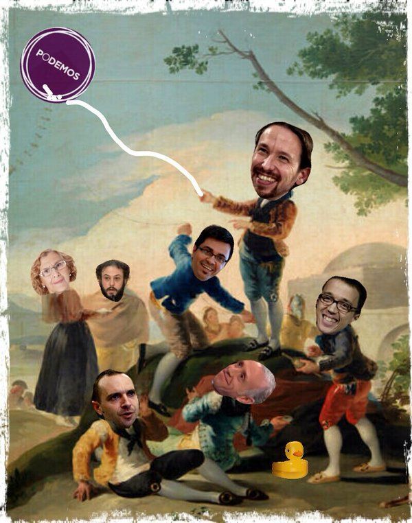 Apedreando al periodista mientras Pablo da cuerda a la cometa