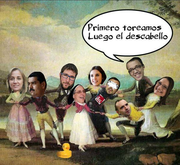 Círculo podemita mareando a Garzón