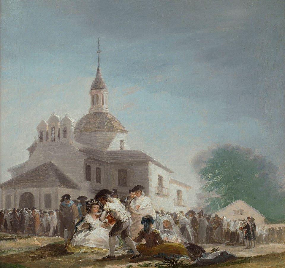 La ermita de San Isidro el día de la fiesta