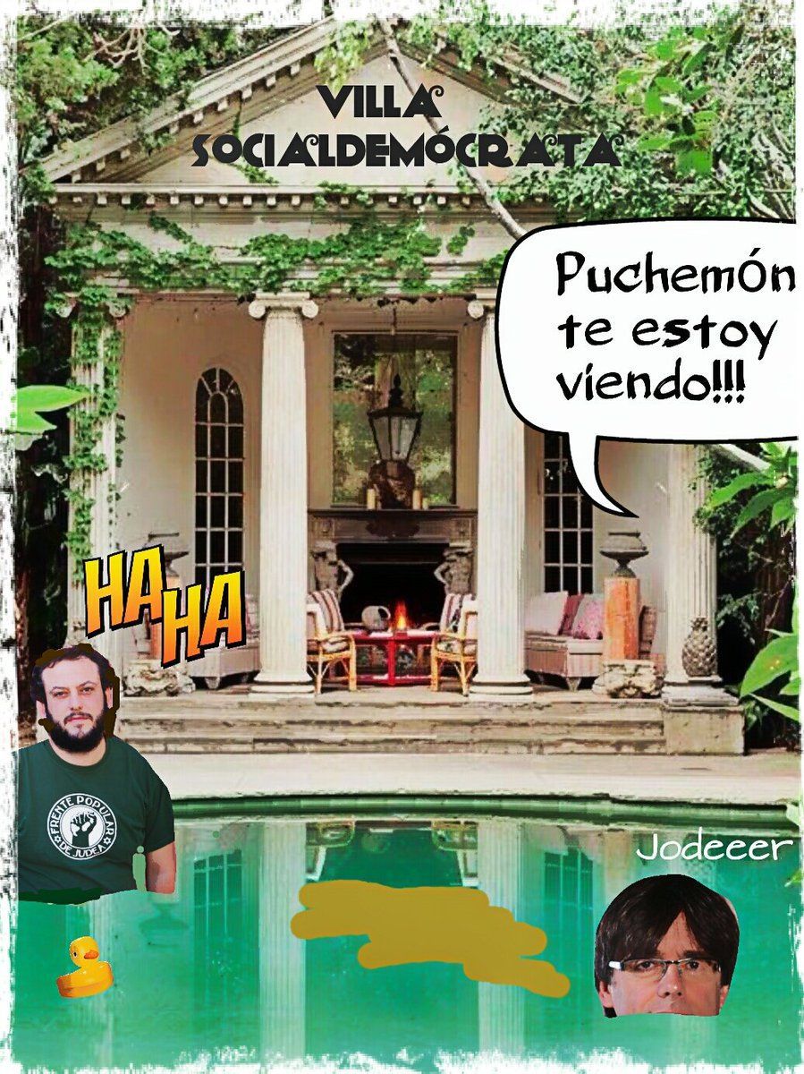 La Moncloa, 2017. Ya redecorada al gusto socialdemócrata. En la piscina los gorrones habituales