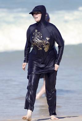 La utilización de tal adefesio como es el burkini,