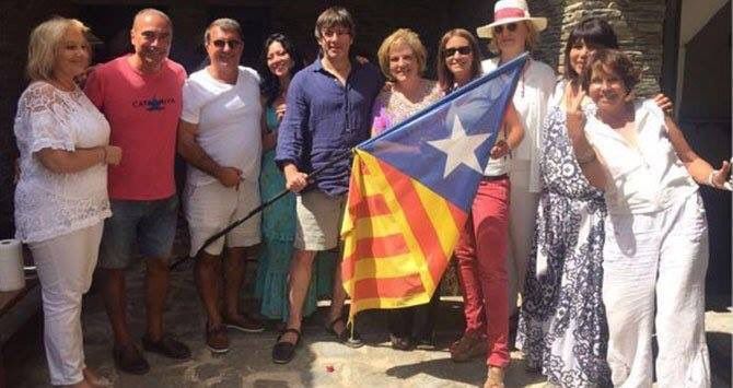 Puigdemont, Rahola, Laporta, el Jefe de los Mossos