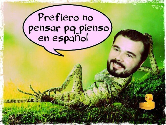 Quiiiita biiicho que piensa en español