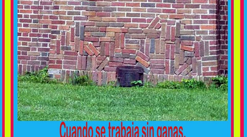 Cuando se trabaja sin ganas