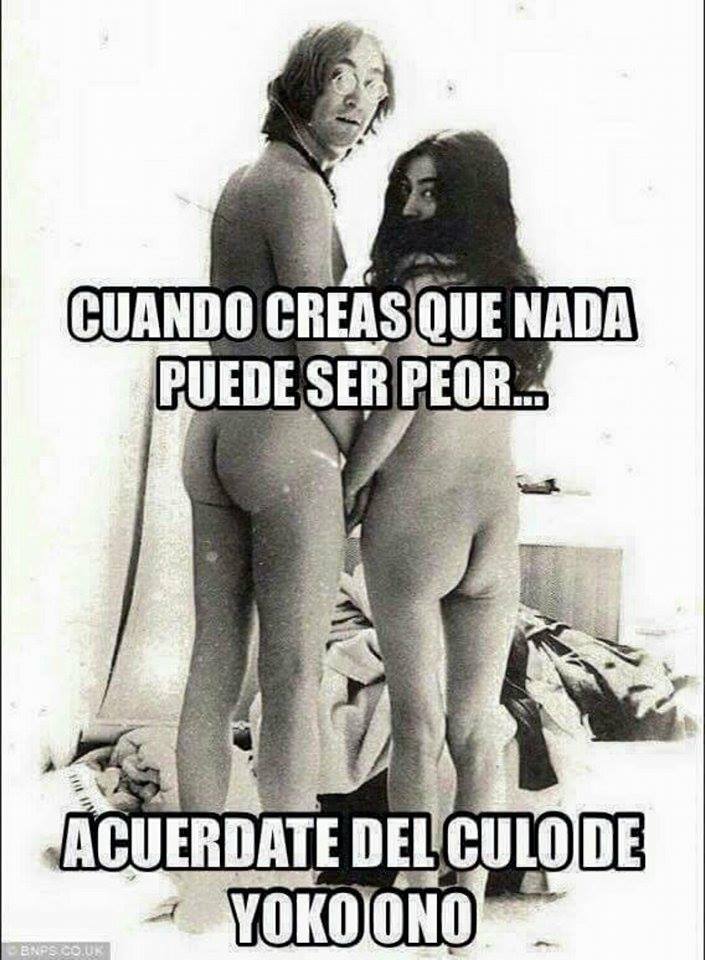 El culo de Yoko Ono