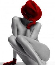 desnudo-femenino-con-sombrero-rojo