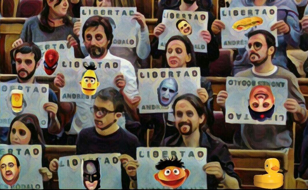 podemos-sus-paridas-y-el-garzon-dando-la-nota
