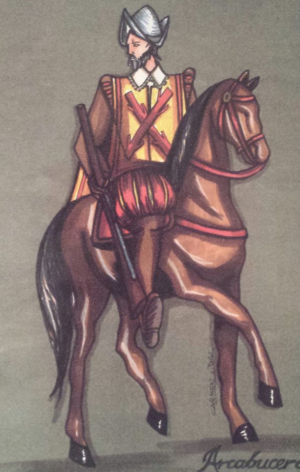 caballero-espanol-con-la-cruz-de-borgona