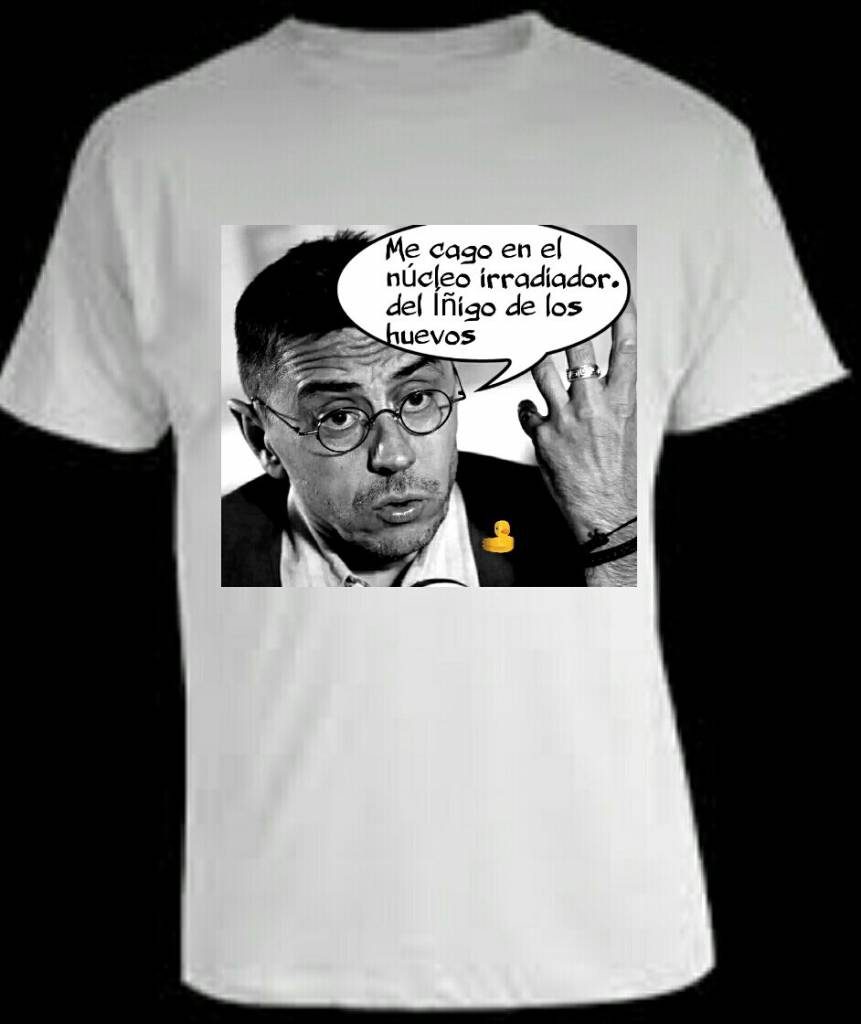 Esta camiseta es mi favorita. Si la paseas por la Complu te suben la nota