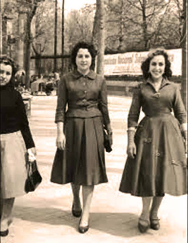 Jovenes en el Madrid de la posguerra. 1950