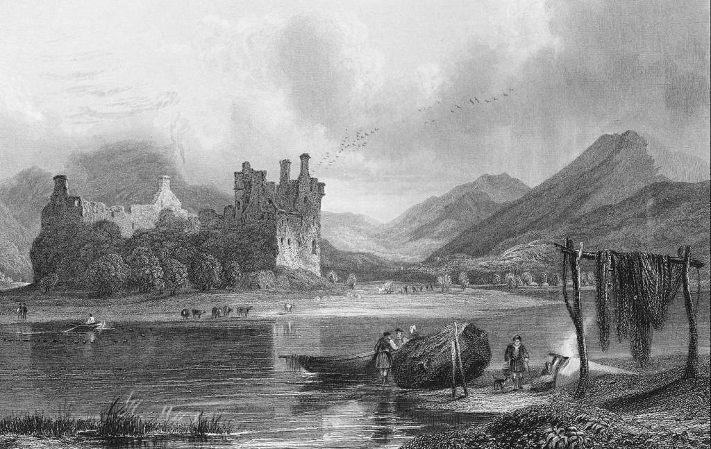 La situación del castillo Kilchurn es espectacular