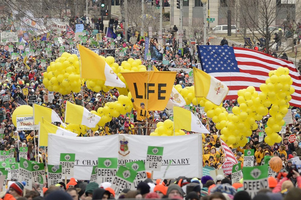 Marcha por la vida en Washington. EFE/EPA/MICHAEL REYNOLDS