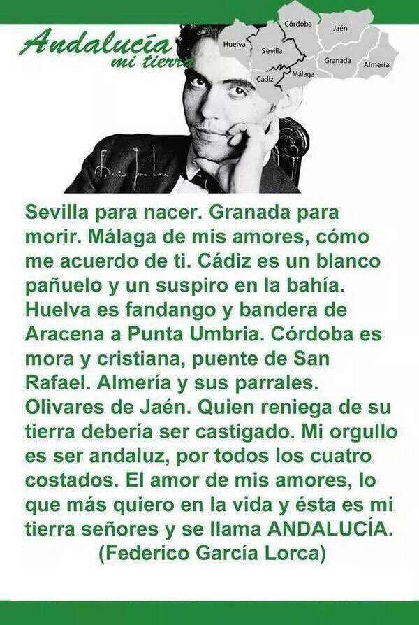 Día de Andalucía. Eterna frustración. Malograda siempre la esperanza en la palabrería vacua y el timo por sistema.