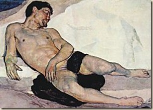 Death of Onan. by Franc Lanjšček