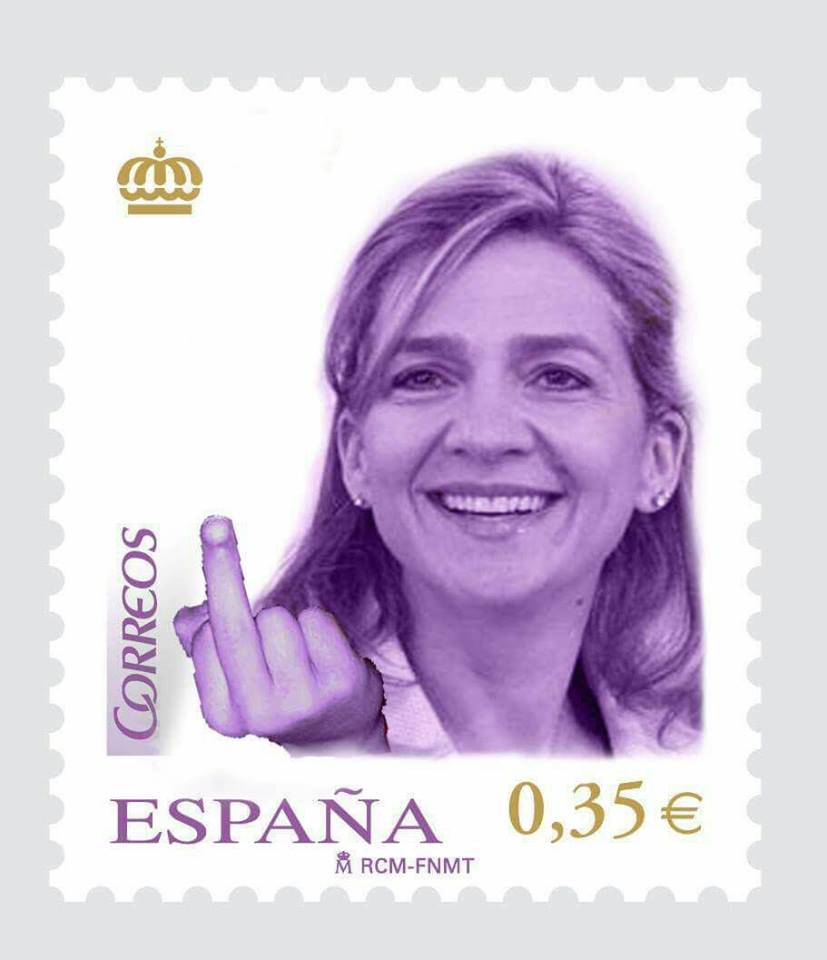 la infanta saluda a todos los españoles