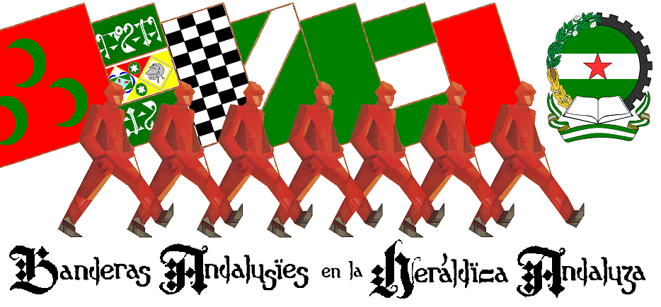 Banderas andalusíes en la heráldica andaluza