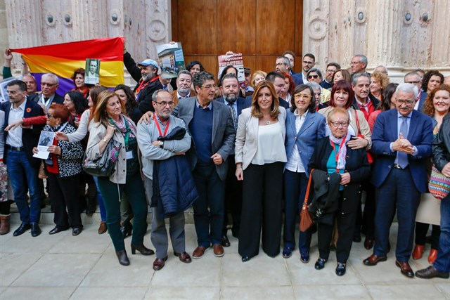 Susana Díaz: Andalucía "da un paso más" para dignificar a las víctimas del franquismo con la Ley de Memoria. EUROPA PRESS.EDUARDO BRIONES