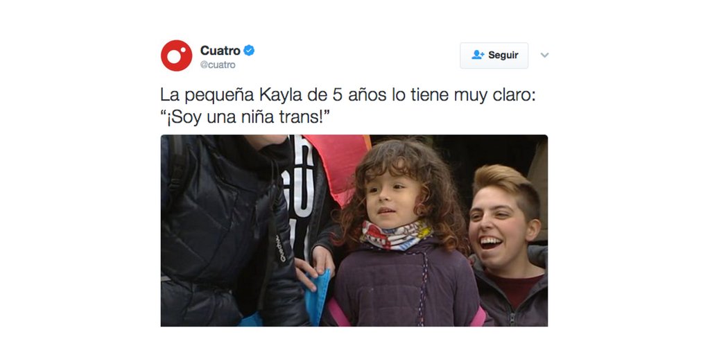 La niña de cinco años que ha publicitado la cadena Cuatro