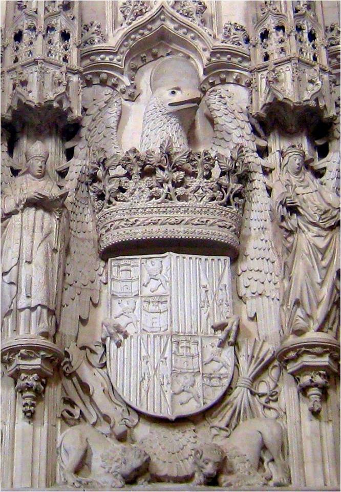 La primera labra heráldica de las armas