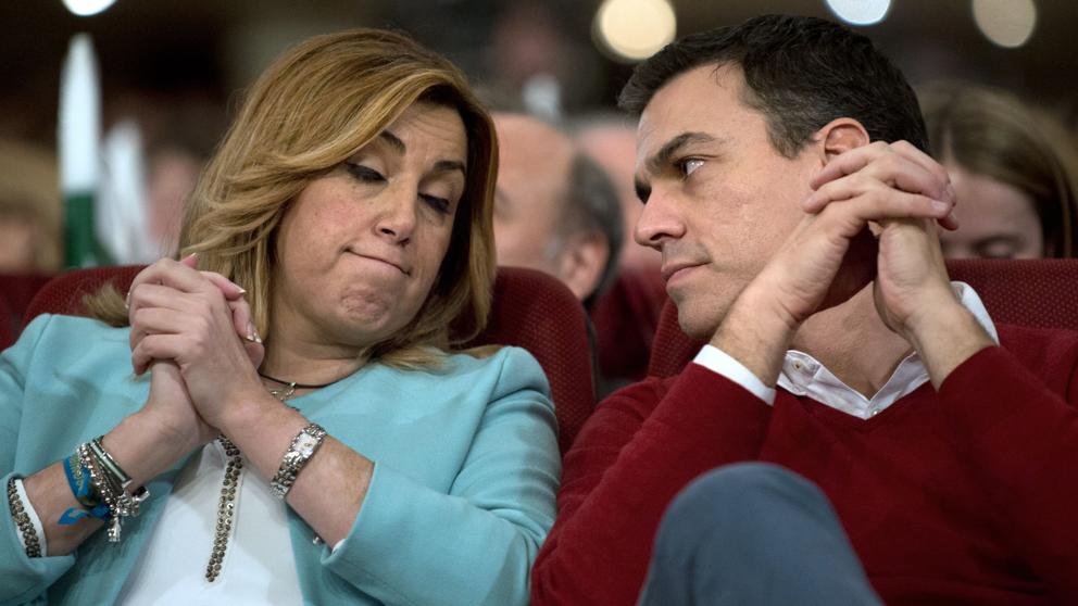 Pedro Sánchez y Susana Díaz