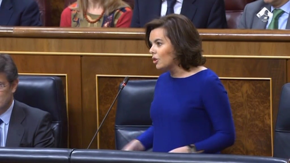 Santamaría reprocha a Podemos sus malas formas