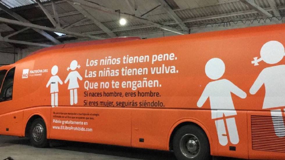 Ya que censuran y retienen al autobús deberían reflexionar