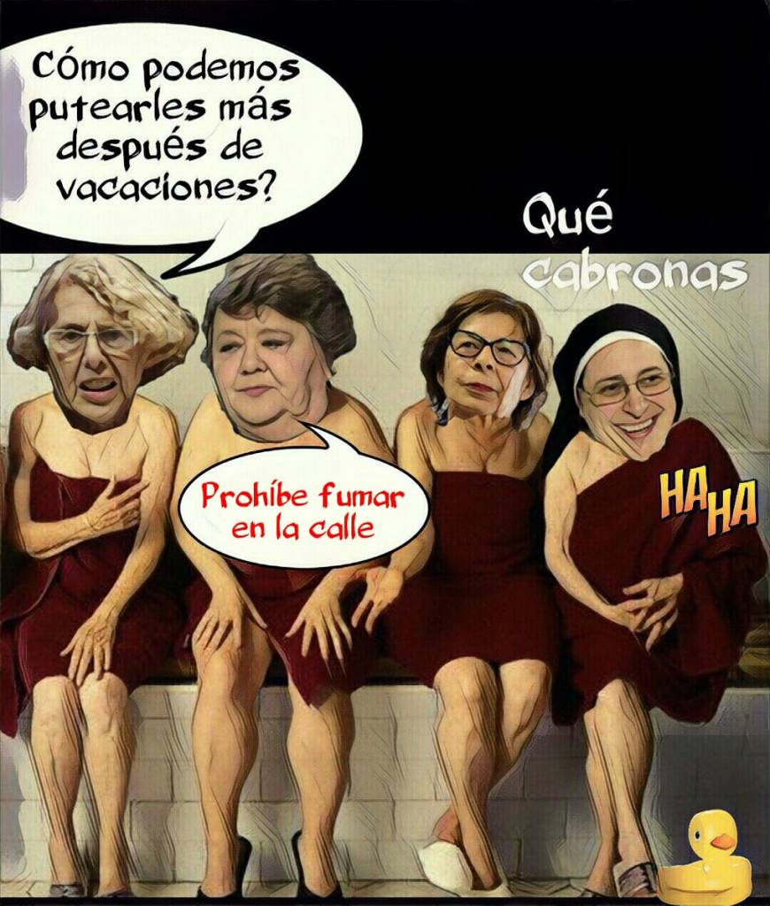 De qué hablarán las comunistas en una sauna