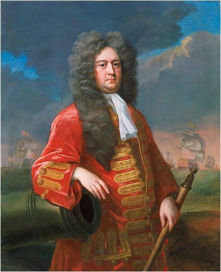 El almirante Rooke, obra de Michael Dahl, 1705