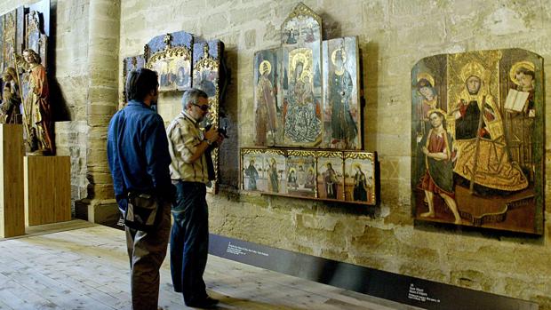 Las disputadas obras de arte objeto de litigio siguen retendias en el Museo de Lérida