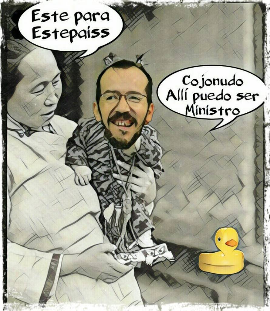 Nos tocó de premio en la Tómbola de Menguaos. Pobre España