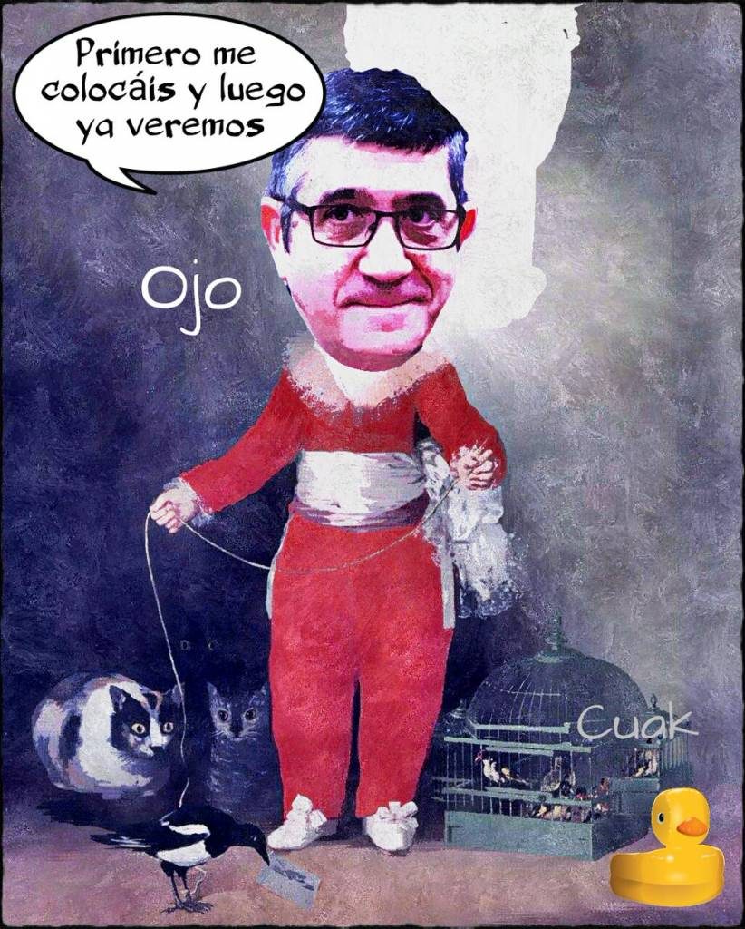 Para que le den un puestecillo con pasta y juguetes