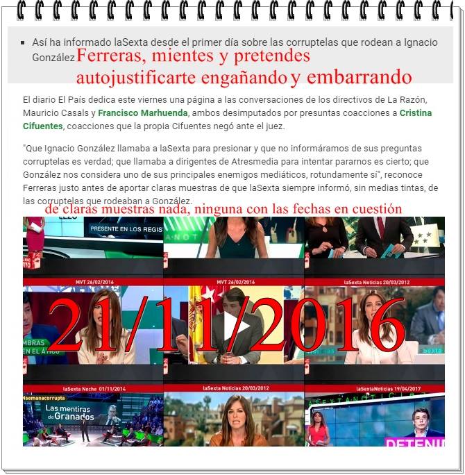 Ayer García Ferreras dio otra muestra de manipulación