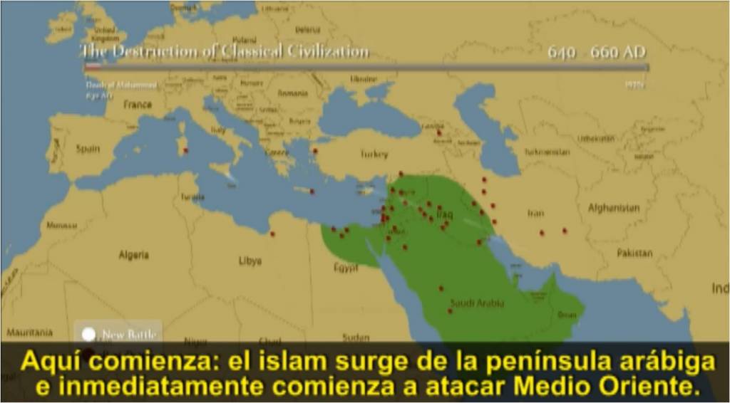 El Islam surge de la península arábiga