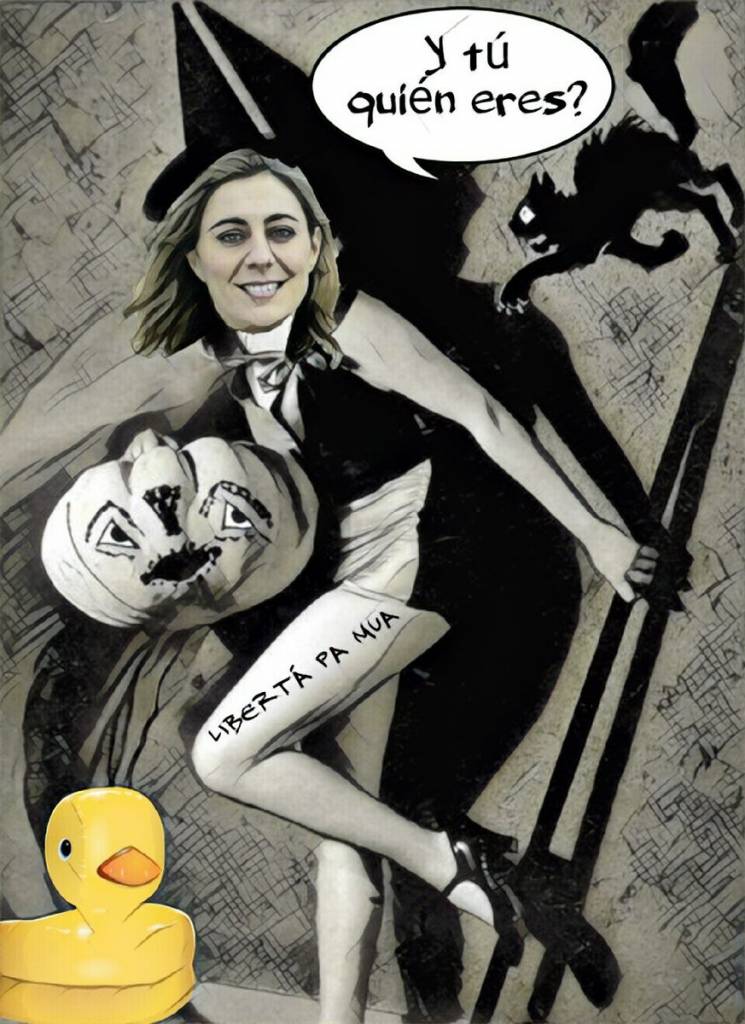 Podemos presenta de alternativa a Cifuentes una desconocida en la moción de Censura.IIlustración de Linda Galmor.