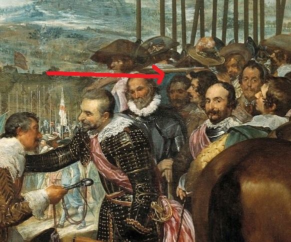 Por cierto, Iñigo Balboa existió realmente. Estuvo en las guerras de Flandes y fue alférez de los Tercios y teniente de los correos reales. Sus memorias fueron usada por Pérez Reverte como fuente para sus libros. Incluso el capitán Alatriste pudiera haber existido. Según las novelas de Pérez Reverte, está retratado en la Rendición de Breda aunque esto no está claro. En el hueco donde en los libros se dice que está sólo hay un relleno de azul. Según se cita en el Sol de Breda: "Bajo el caño horizontal del arcabuz que el soldado sin barba ni bigote sostiene al hombro".