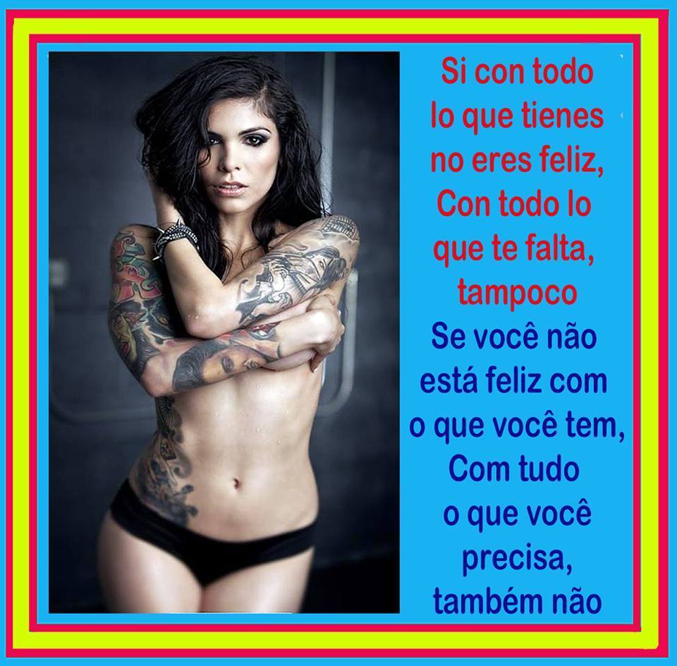 Si con todo lo que tienes no eres feliz...