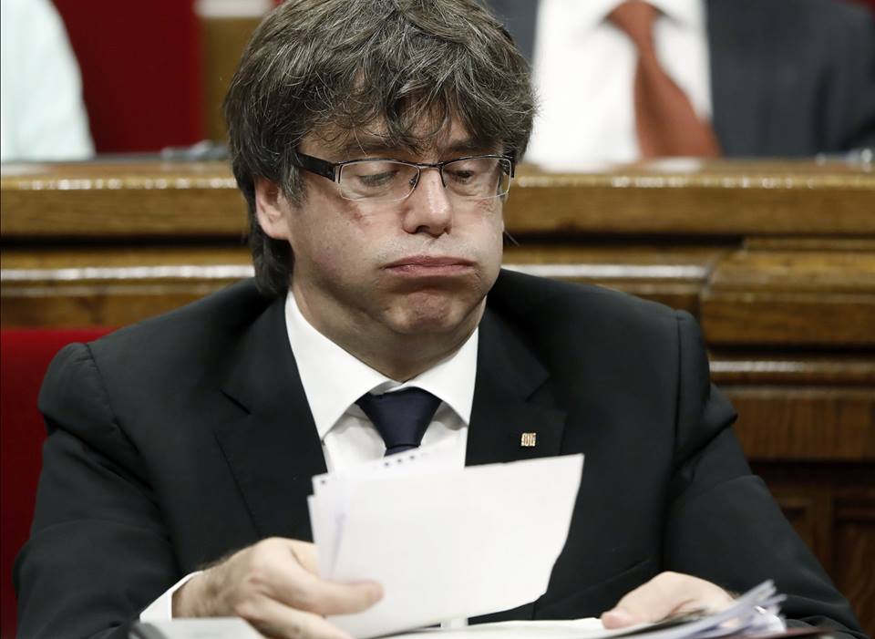Puigdemont resopla