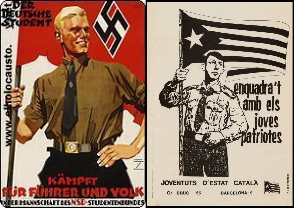 Nazis y separatistas catalanes