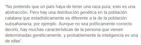Esto no lo ha escrito ningún tío del Ku Klux Klan